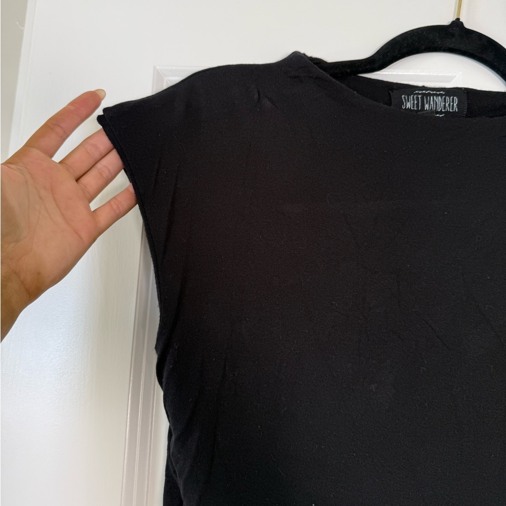 High Neck Ruched Tank - Picture 3 of 5